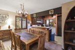 Wildflower Mammoth Condo Rental 44: Open Floor Plan Living Room, Dining Room and Kitchen